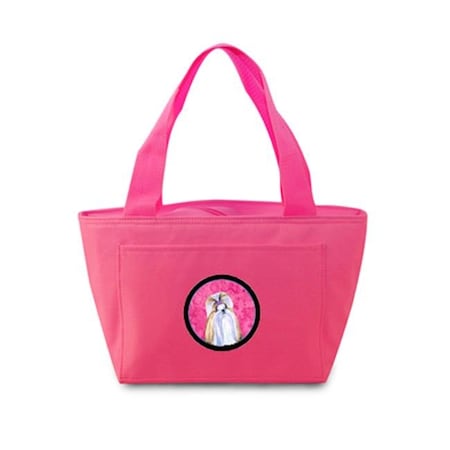 Carolines Treasures Carolines Treasures SS4741-PK-8808 Pink Shih Tzu Zippered Insulated School Washable And Stylish Lunch Bag Cooler SS4741-PK-8808